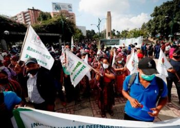 Marchan contra discriminación de pueblos indígenas en Guatemala