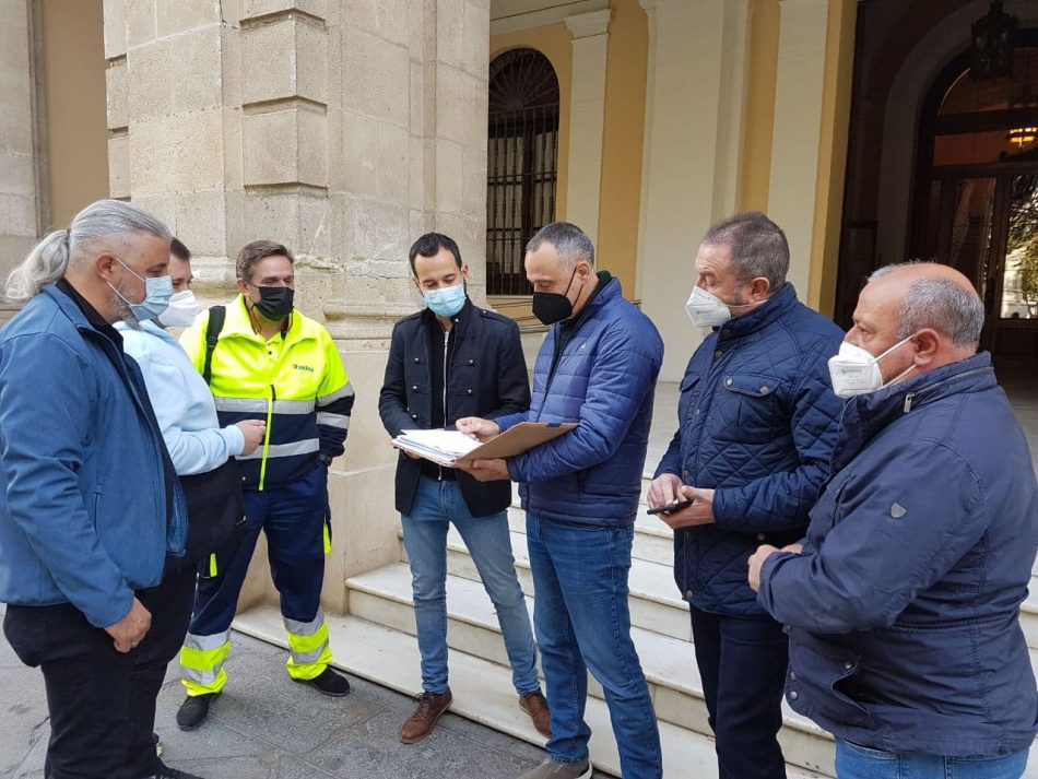 Rojas denuncia la situación de la plantilla encargada del mantenimiento del Alumbrado Público en la zona Norte de Sevilla