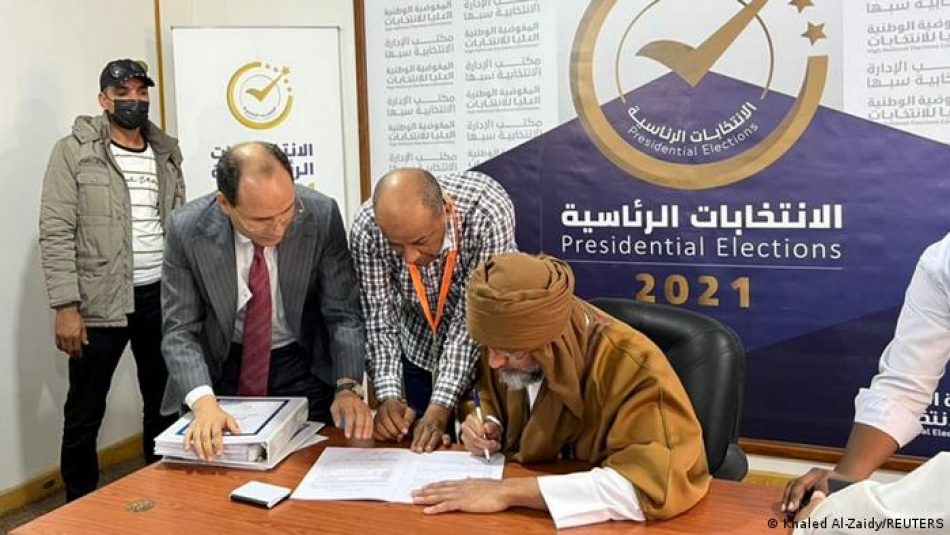 Hijo de Gadafi registra candidatura a elecciones presidenciales de Libia