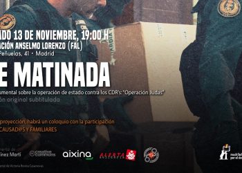Se estrena el documental “De matinada”, el 13 de noviembre en Madrid
