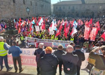 Una enorme movilización recorrió las calles de Santiago de Compostela en defensa de la Atención Primaria
