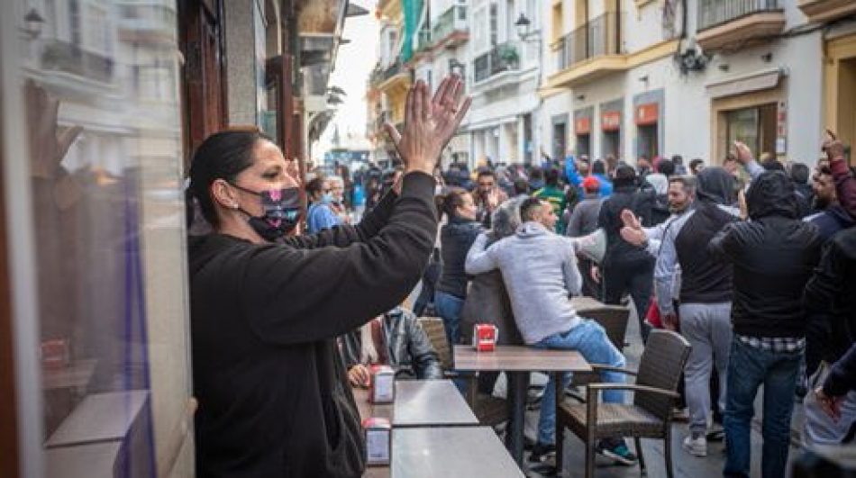 Sira Rego traslada desde Andalucía la “solidaridad de toda IU” con los trabajadores del metal y denuncia la “criminalización” que reciben por defender sus derechos
