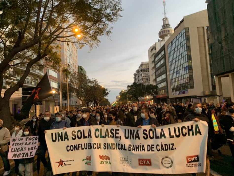 Alternativa Republicana llama a hacer de la huelga del metal de Cádiz un frente común por los derechos de los trabajadores en todo el territorio nacional