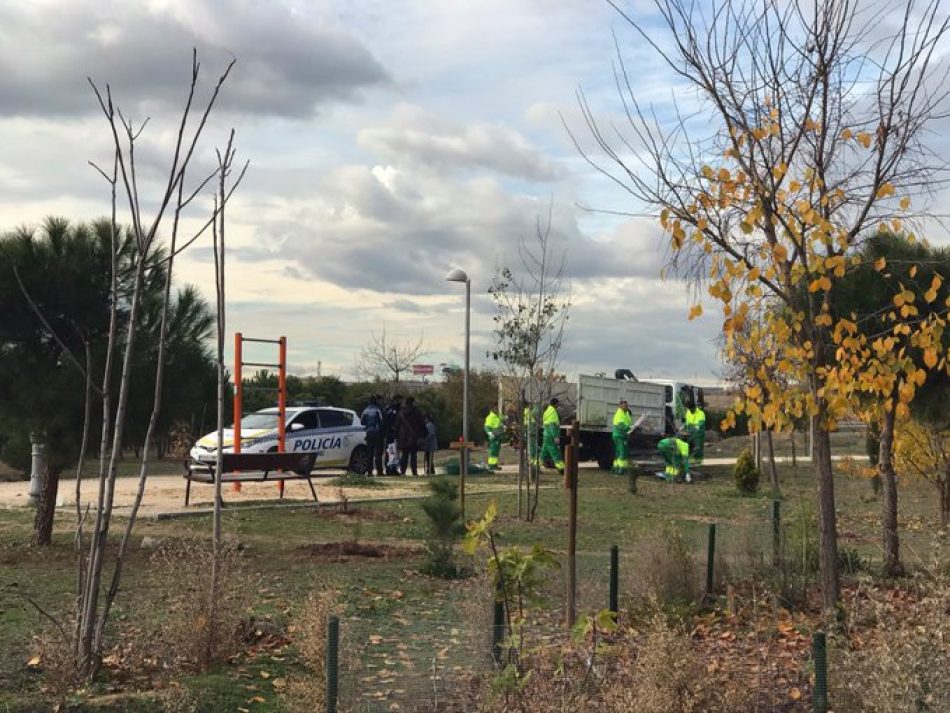 El Ayuntamiento de Madrid inicia el desmantelamiento del Bosque Urbano de Barajas