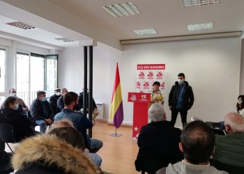 El PCE-EPK Navarra conmemora en Pamplona el centenario del Partido Comunista de España