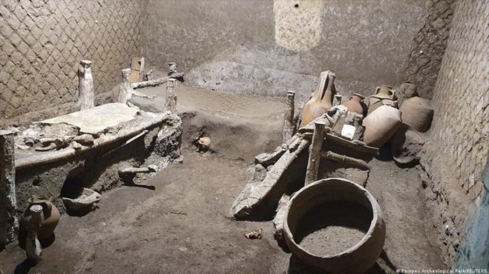 Hallan en Pompeya un cuarto en “excelente estado de conservación”