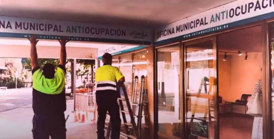 La Asamblea de Vivienda de de Collado Villalba exige el cierre de la «Oficina Antiocupación»