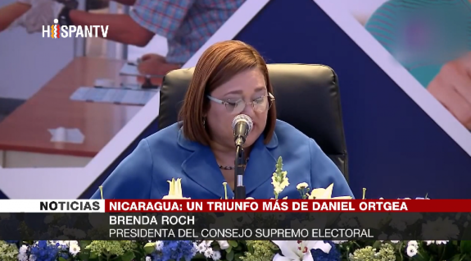 Ortega consigue la reelección con 98 % de los votos escrutados