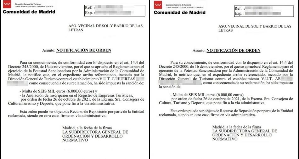 Las asociaciones vecinales del distrito madrileño de Centro consiguen las primeras multas de la Comunidad de Madrid contra pisos turísticos