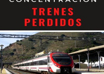 Primera protesta de usuarios de los trenes de cercanías, sábado 27 noviembre estación de Benalmádena