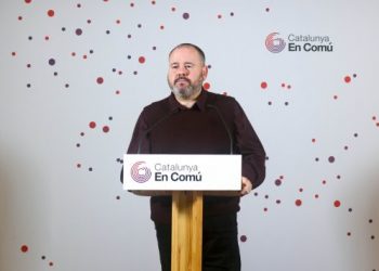 El portaveu ha presentat el lema de l’Assemblea Nacional de Catalunya en Comú, que se celebrarà aquest cap de setmana: ‘Arrelar, guanyar i transformar’