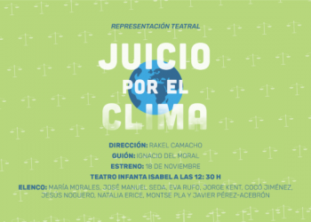 Representación teatral del Juicio por el Clima el 18 de noviembre