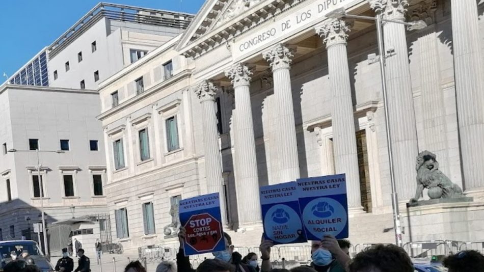 «Valoración de la PAH sobre el rechazo de nuestra ley en el Congreso: Basta de mentiras»