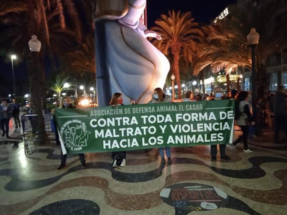 Activistas conciencian en Alicante sobre el maltrato animal extremo para la producción de foie gras