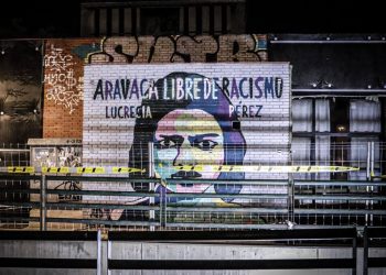 Una petición online recoge firmas para que el mural dedicado a Lucrecia Pérez se quede en Aravaca