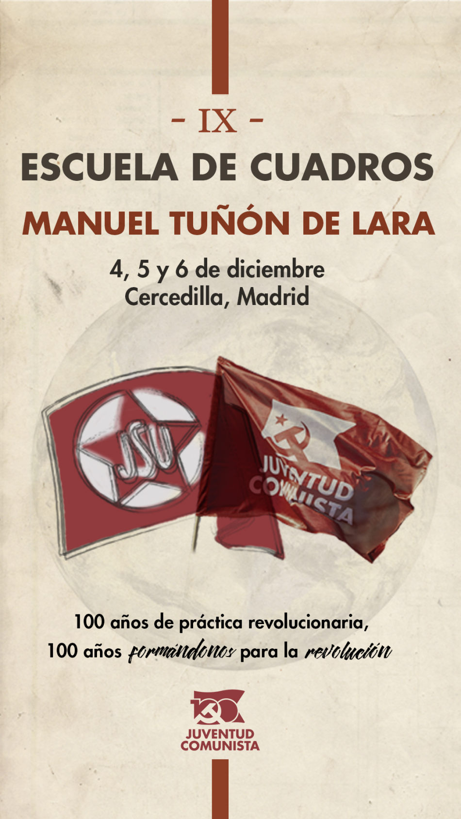 IX edición de la Escuela Manuel Tuñón de Lara – Juventud Comunista
