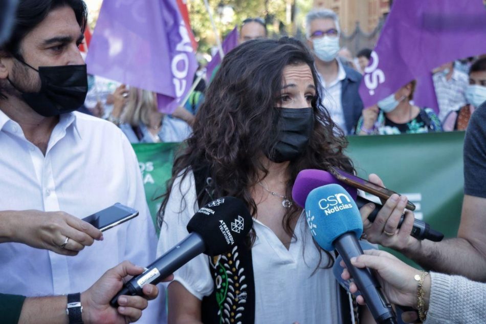 Unidas Podemos por Andalucía (UPporA) llama a la movilización social para detener el boicot del PP a la sanidad pública