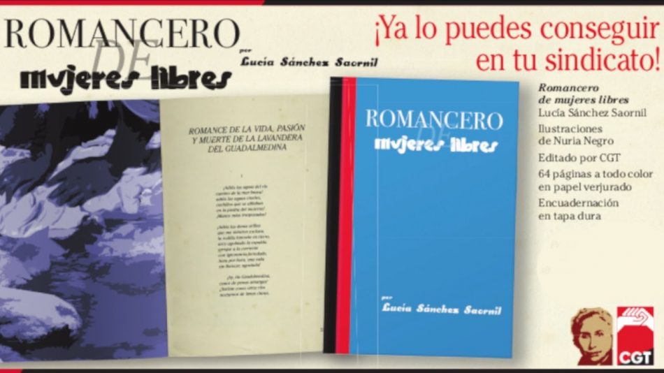 Se presenta reedición del «Romancero Mujeres Libres», de Lucía Sánchez Saornil