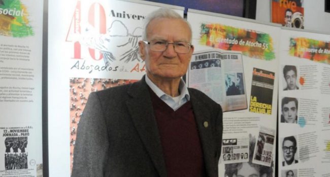 CCOO lamenta el fallecimiento a los 89 años del sindicalista Joaquín Navarro