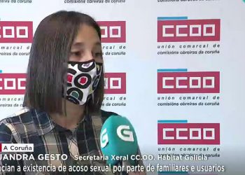 CCOO denuncia, a través da TVG, a situación de acoso sexual no sector de Axuda no Fogar
