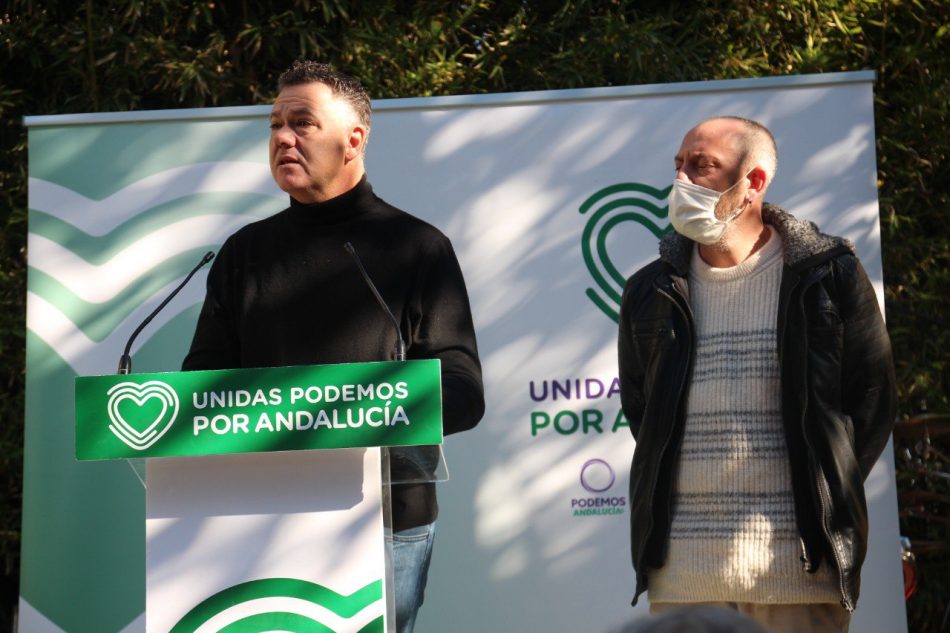 Delgado (UP) reivindica el 4D y asegura que “el modelo de las derechas es una Andalucía sin derechos”