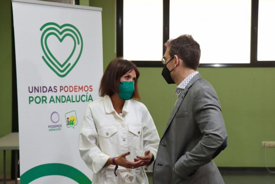 Unidas Podemos llama a organizar un «frente amplio» de partidos y movimientos sociales en Andalucía