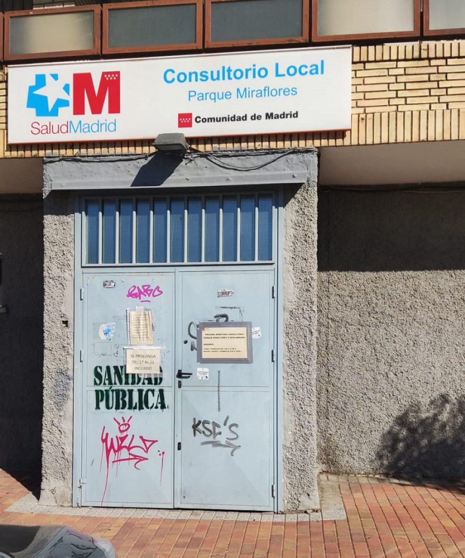 El consultorio de Parque Miraflores de Fuenlabrada, ¿un centro de salud de “quita y pon”?