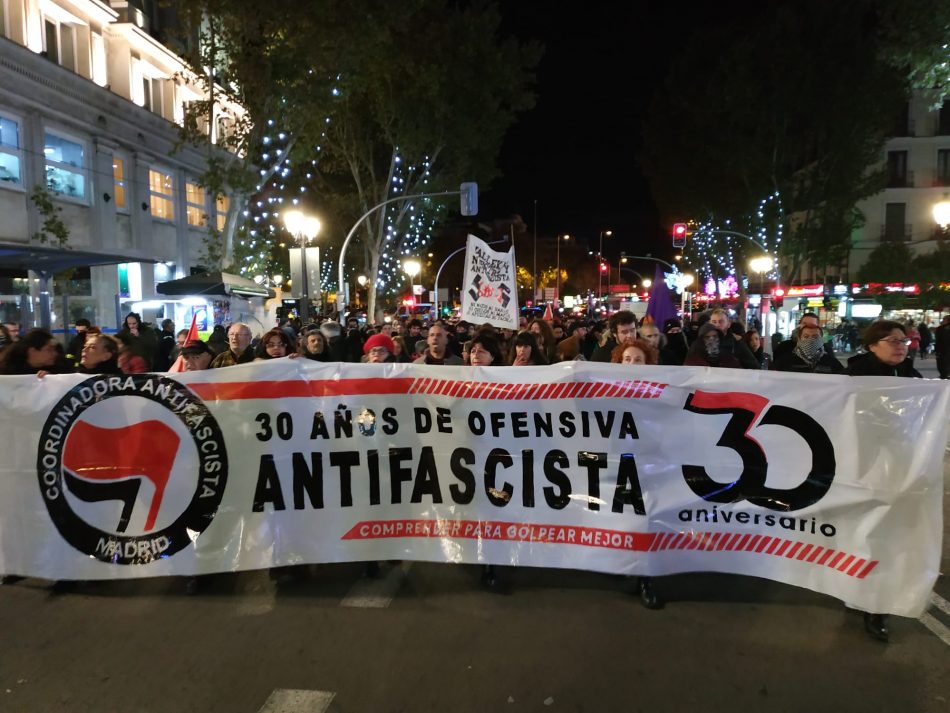 Coordinadora Antifascista de Madrid (CAM): “Madrid es el Benidorm de los fascistas europeos”