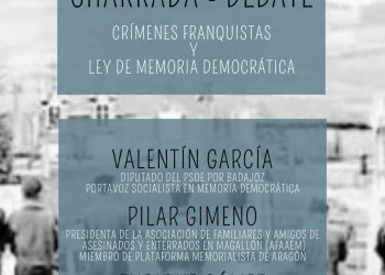 Ciber charrada de la Plataforma Aragonesa Progresista: «Crimenes Franquistas y la Ley de Memoria Democrática»