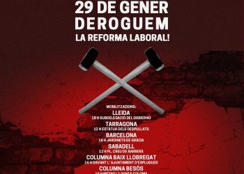 29G: Manifestacions per la derogació real de la Reforma Laboral