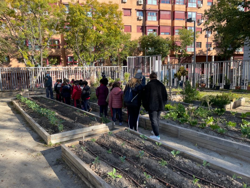 Los vecinos de Arganzuela se movilizan para impedir que la junta municipal desaloje el huerto urbano Las Vías