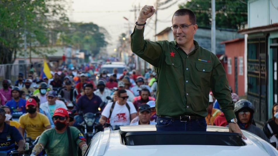 Jorge Arreaza desarrolla campaña en el estado de Barinas, Venezuela