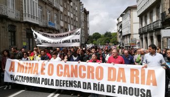 O patrimonio que a mina elimina: Camiño real do Vinte por Touro