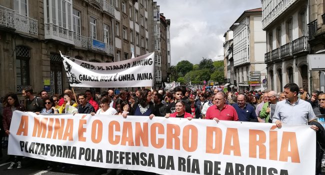 O patrimonio que a mina elimina: Camiño real do Vinte por Touro