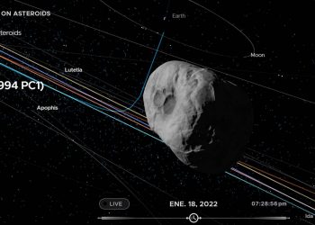 Un enorme asteroide pasa este martes sin peligro cerca de la Tierra