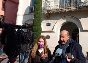 Aïda Llauradó i Joan Carles Gallego presenten els acords dels Pressupostos 2022 pactats entre En Comú Podem i el Govern