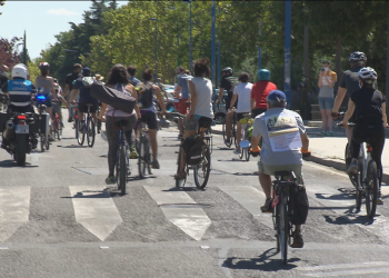 700 kilómetros de marcha ciclista de Valladolid a Bilbao en defensa de la movilidad sostenible