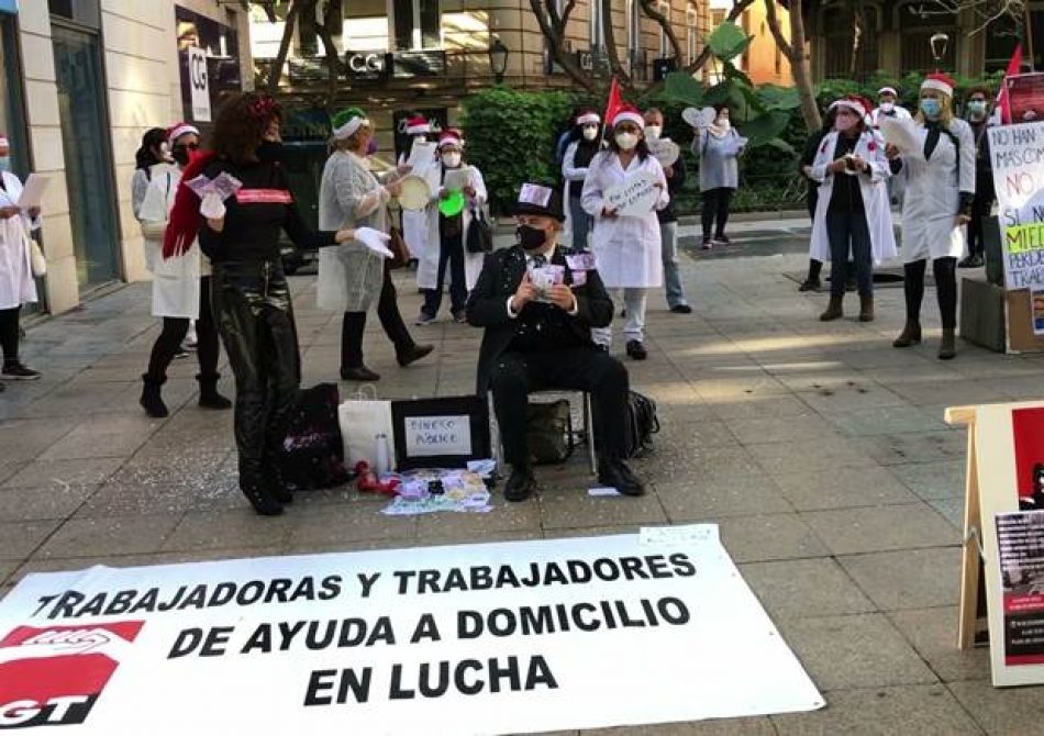 El Sábado 8 de enero comienza en Almería la Marcha Blanca andaluza del Servicio de Atención Domiciliaria (SAD)