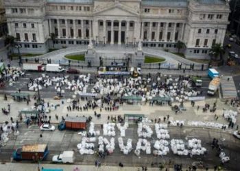 American Express sale de compras en el Congreso argentino