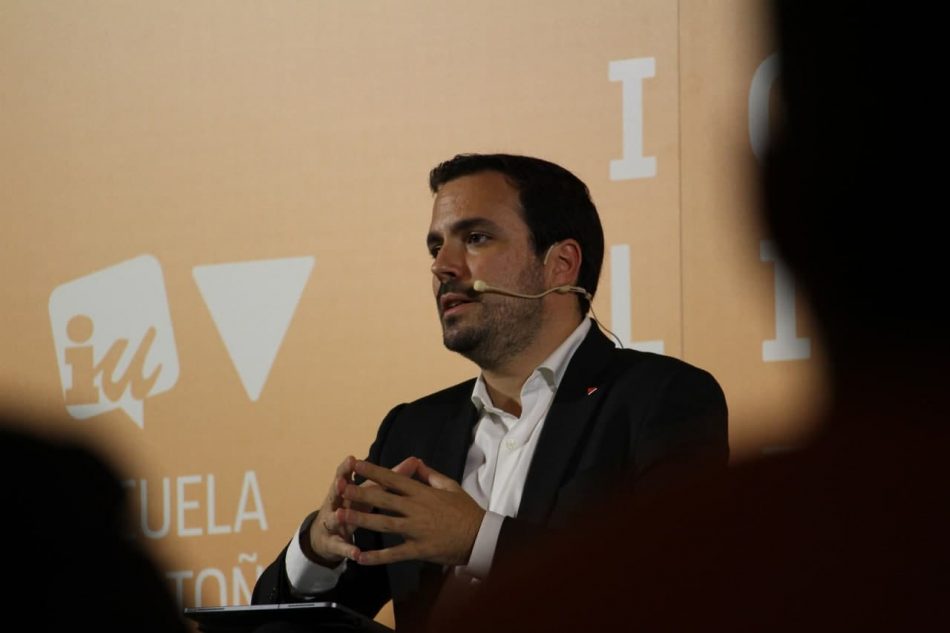 Garzón denuncia que “al PP no le importa ni la verdad, ni los hechos, ni su propio programa electoral, solo utilizar cada oportunidad para tratar de acabar con este Gobierno de coalición”