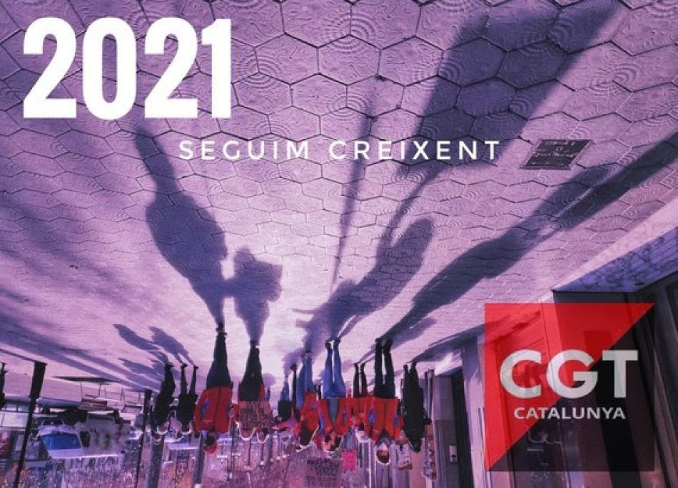 2021: novament any d’important creixement de la CGT de Catalunya