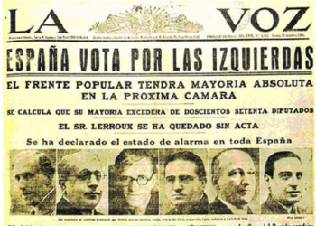 86 años de la victoria del Frente Popular en las elecciones del 16 de febrero de 1936