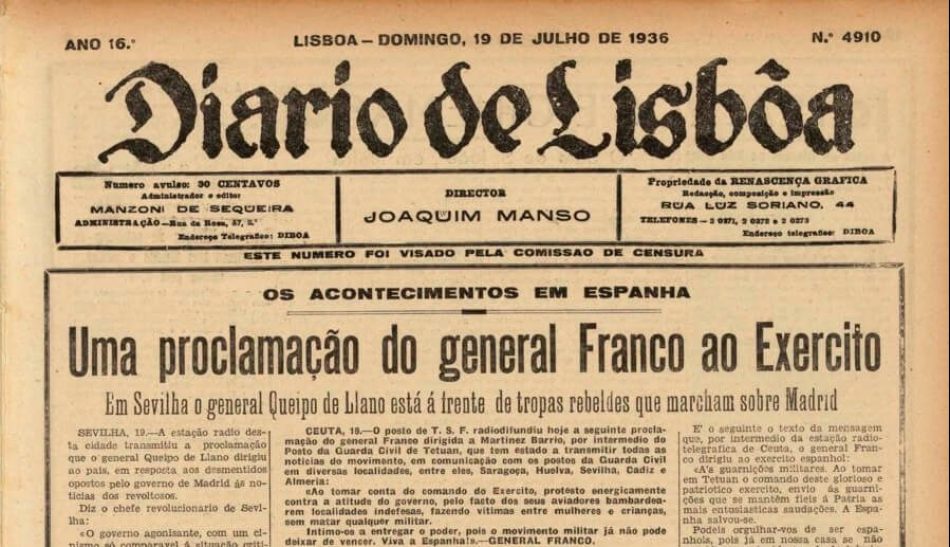 Ayuda portuguesa a la España sublevada en 1936