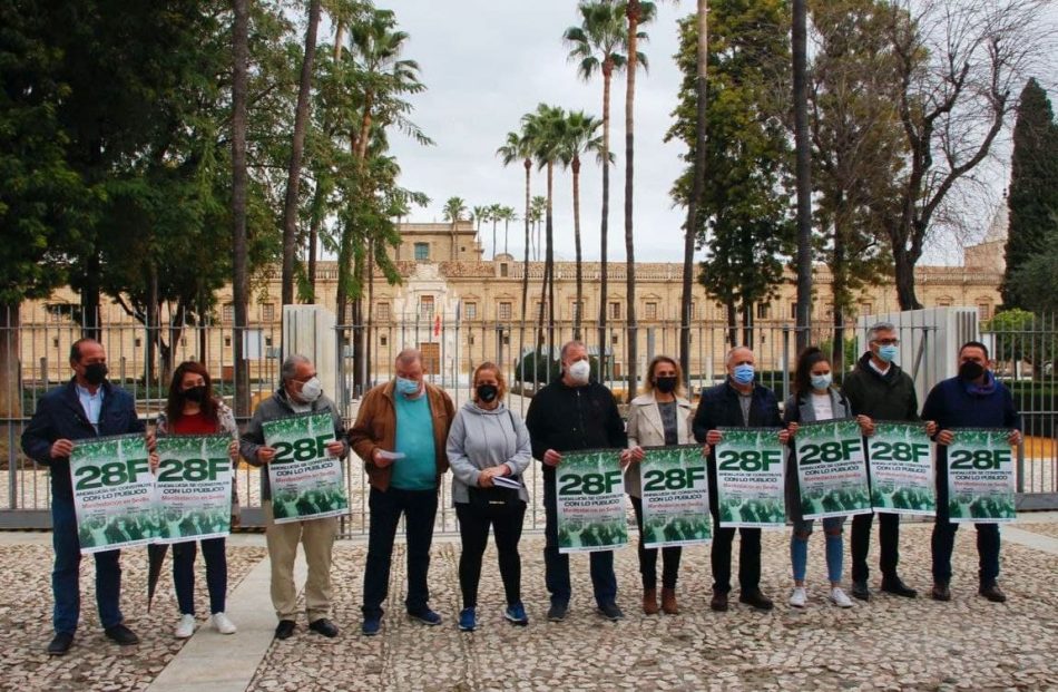 IU anima a todas y todos los sevillanos a participar en la manifestación del 28F