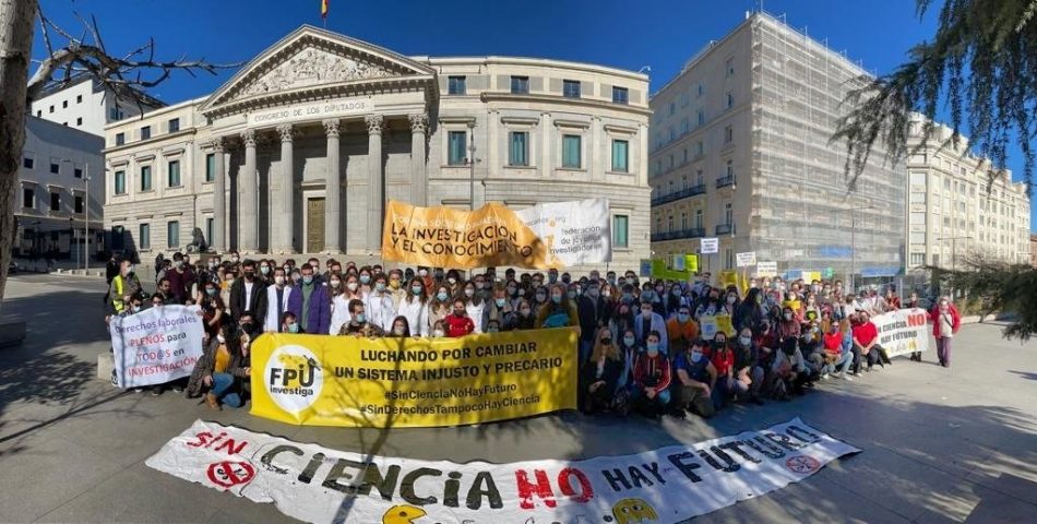 Movilizaciones por todo el Estado contra una tibia reforma de la Ley de la Ciencia que mantiene la precariedad del sector