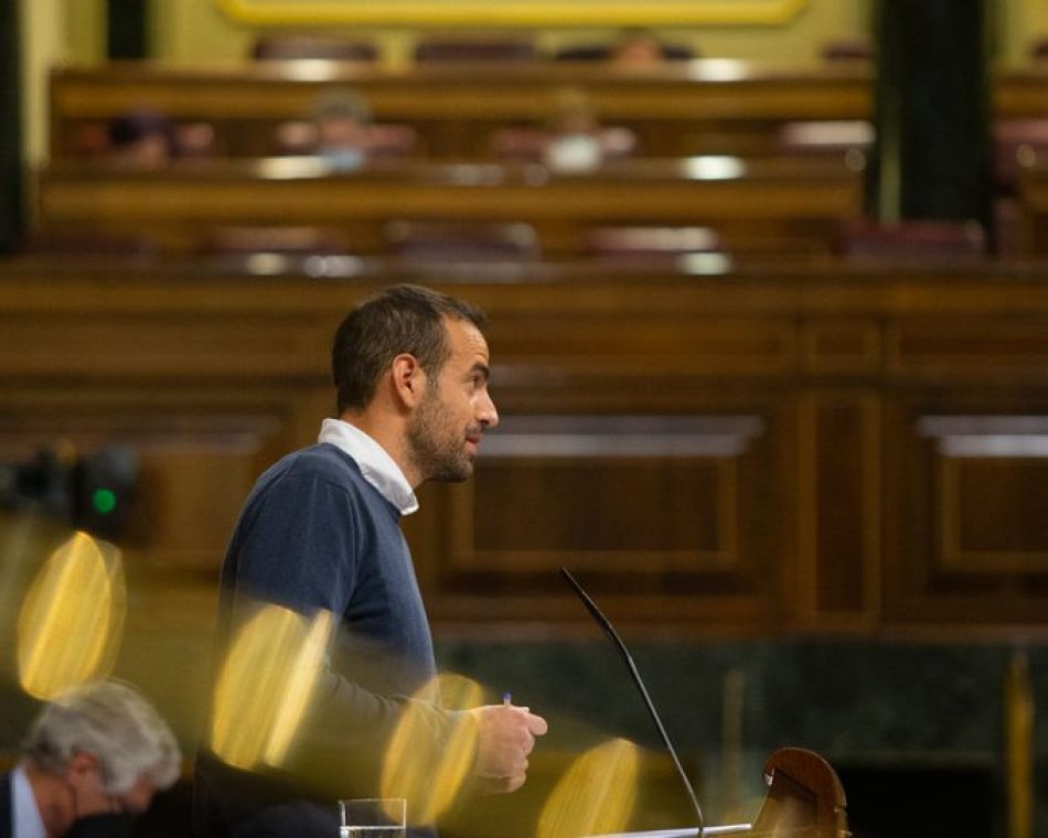 Bustamante pide a la izquierda en el Congreso “tener objetivos claros, ponernos de acuerdo y buscar soluciones” para hacer frente unidos a los retos del cambio climático