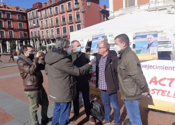 Joan Baldoví pide el voto para la coalición Partido Castellano – Tierra Comunera – Recortes Cero (PC-TC-RC)