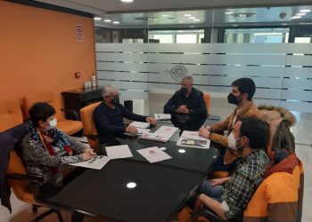 El PCE-EPK Navarra es recibido por el Instituto Navarro de la Memoria