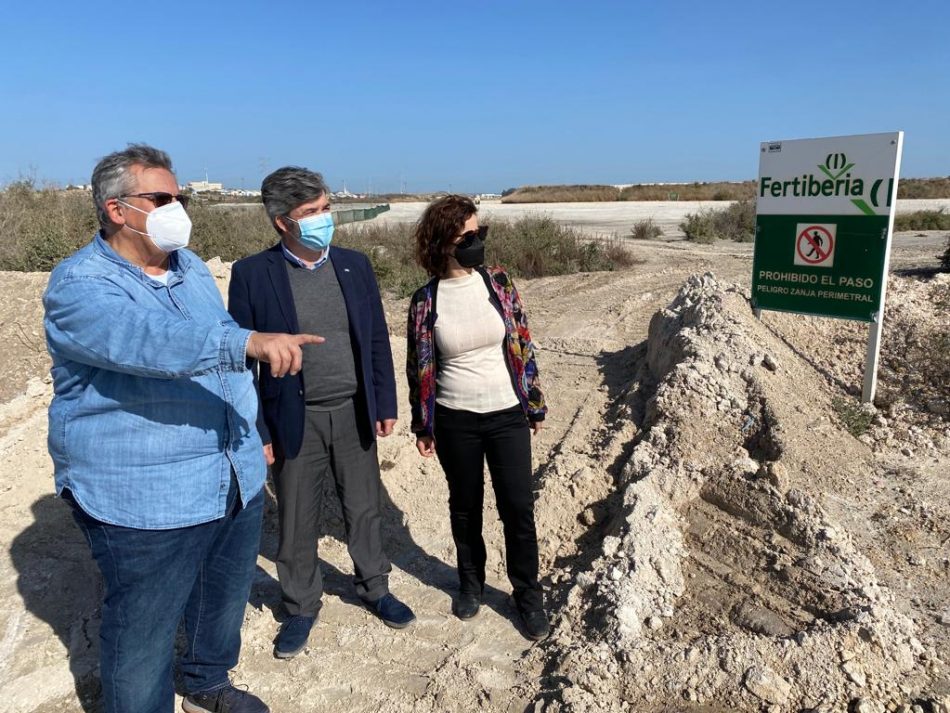 ‘Andaluces Levantaos’ exige que se cumpla la sentencia y que “desaparezca la contaminación tóxica” de la balsa de fosfoyesos recuperando la zona para Huelva