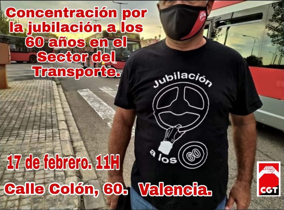 CGT por la jubilación a los 60 años de los conductores profesionales